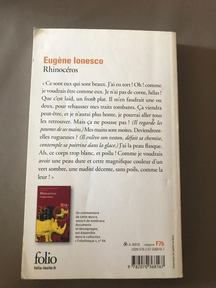 Livre Rhinocéros - photo numéro 2