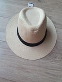 Chapeau paille femme 56 cm