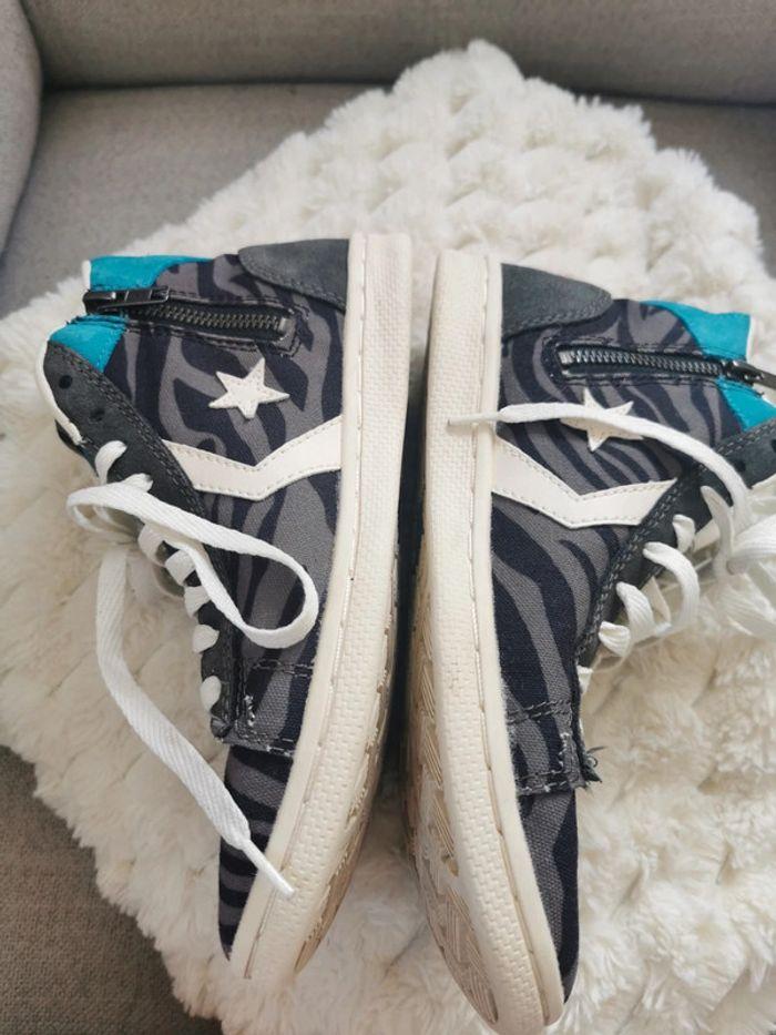 Chaussures baskets montantes Converse all star taille 37 - photo numéro 4