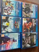 Lot 6 jeux ps4