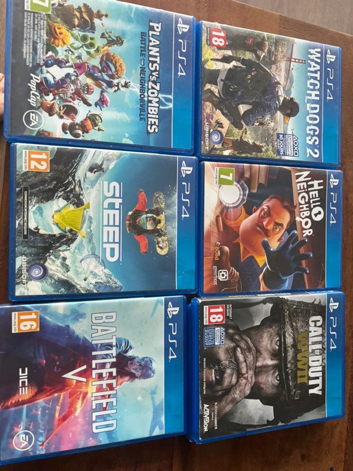 Lot 6 jeux ps4 - photo numéro 1