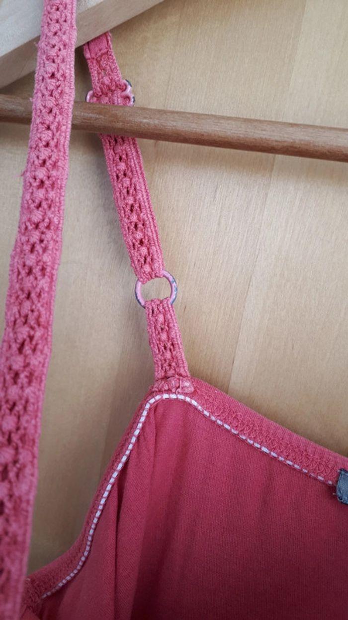 Débardeur macramé framboise Ici et maintenant 38/40 - photo numéro 4