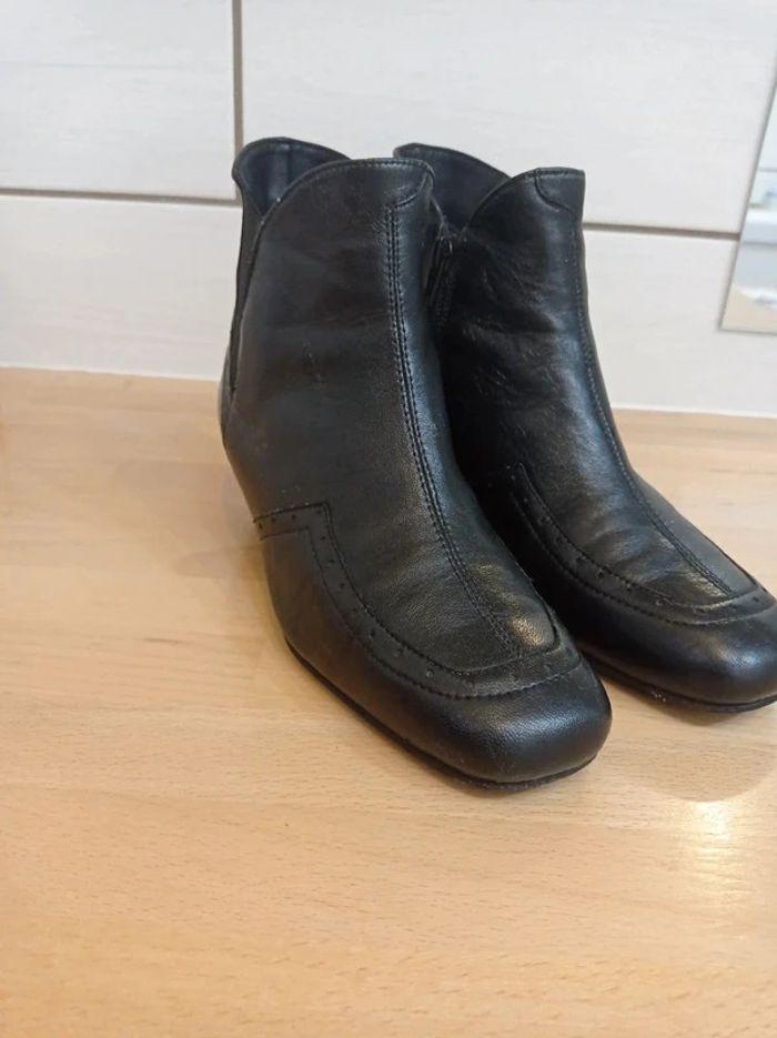 Bottines Cuir Taille 37 Pédiconfort - photo numéro 5