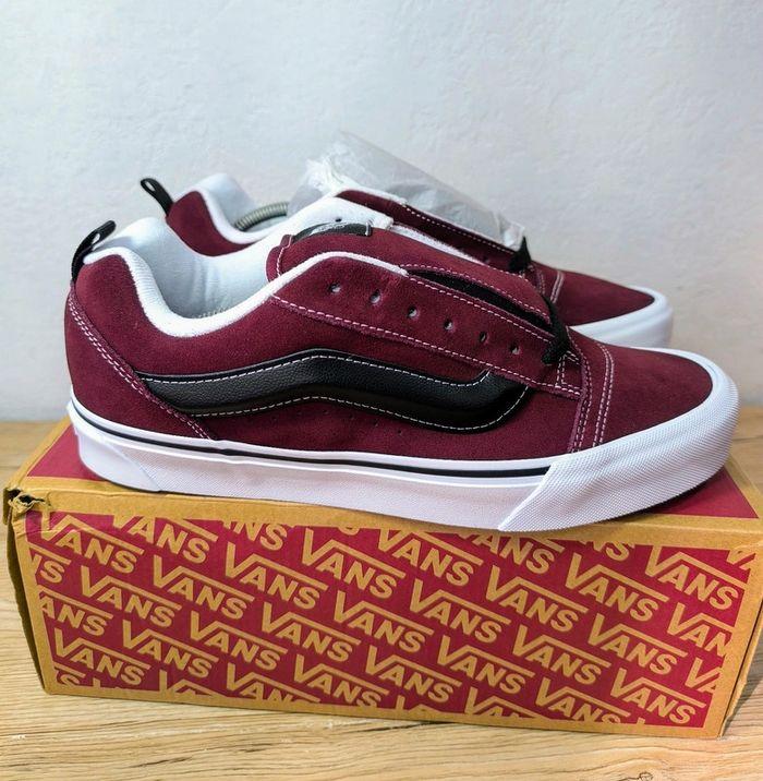 Baskets Vans knu old skool bordeaux pointure 44.5 neuves avec boîte d'origine - photo numéro 3