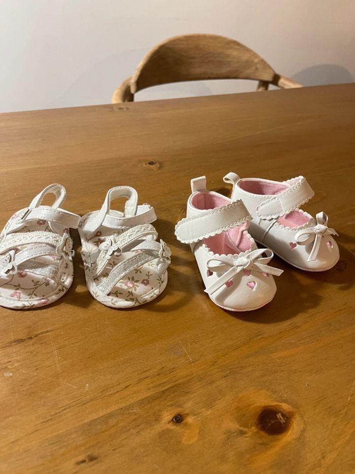 Lot de 2 paires de chaussures bébé - photo numéro 1