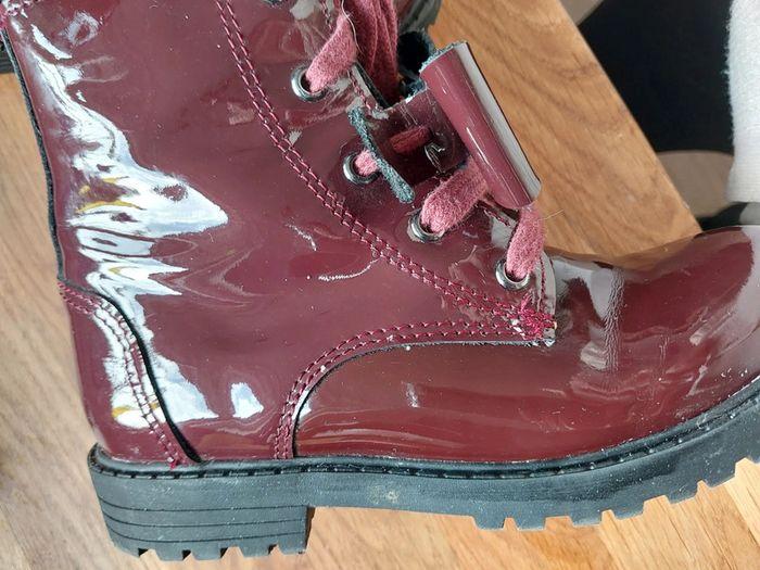 Bottines rouges vernies taille 28 - photo numéro 6