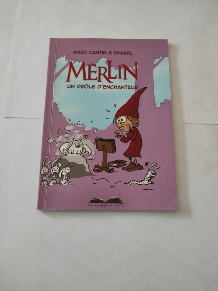 Livre Merlin un drôle d'enchanteur - photo numéro 1