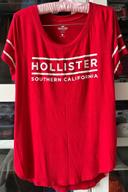 T shirt Hollister rouge