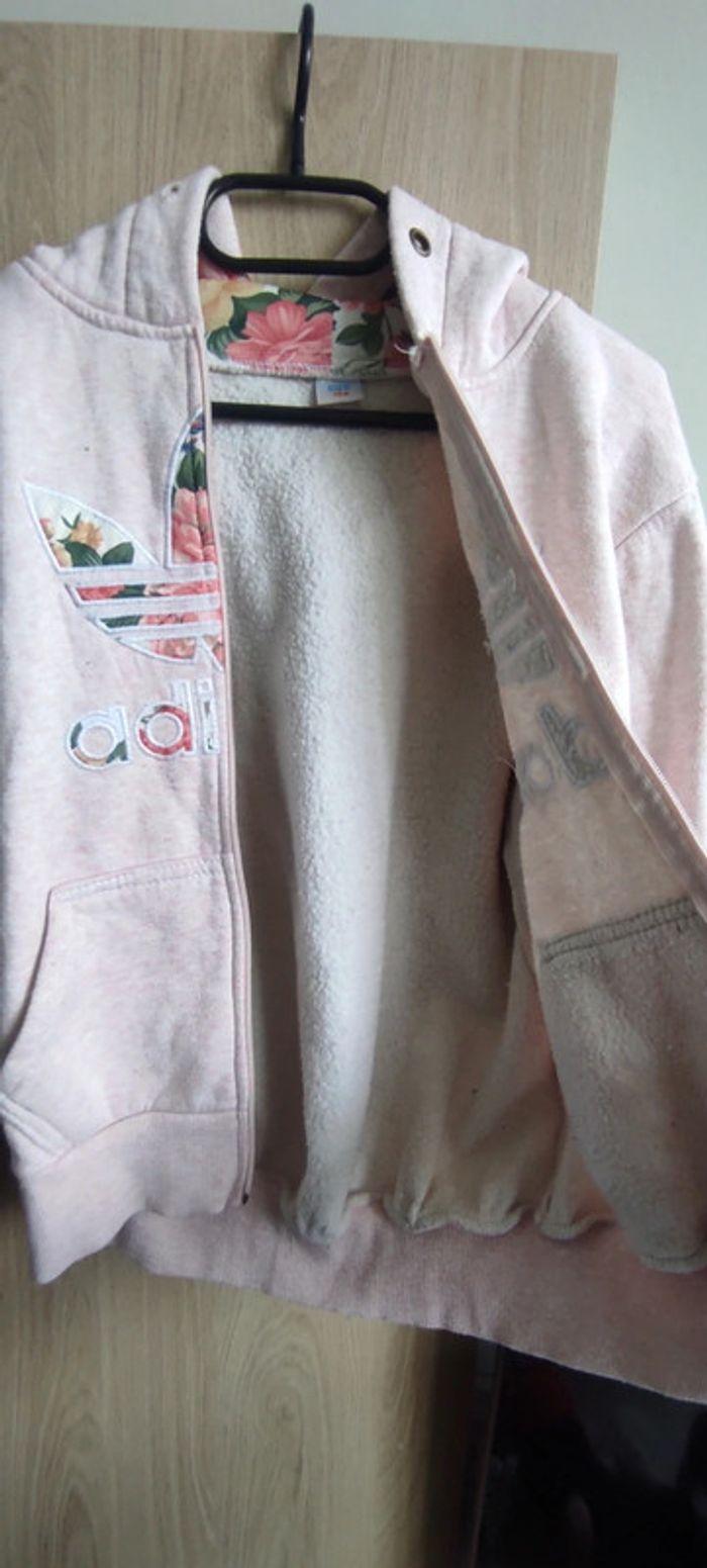 Veste adidas rose - photo numéro 3