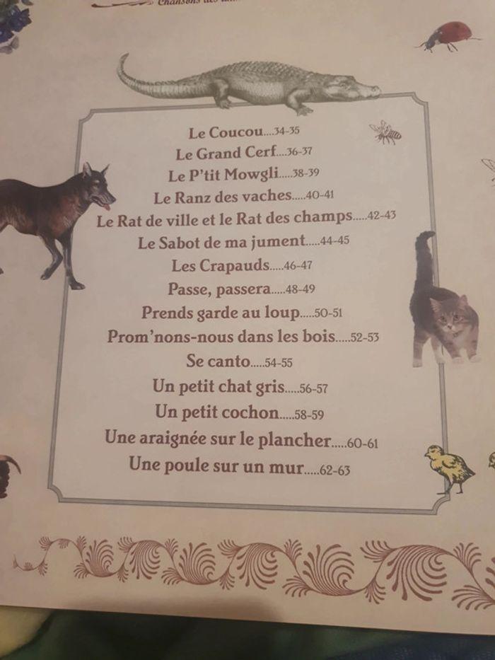 Livre chansons des animaux - photo numéro 3