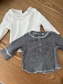 Lot de 2 petits polos manches longues