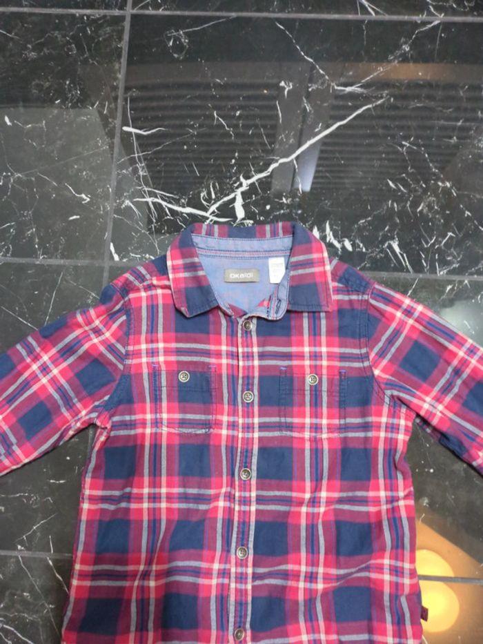 Chemise a carreaux Okaïdi 5 ans - photo numéro 2