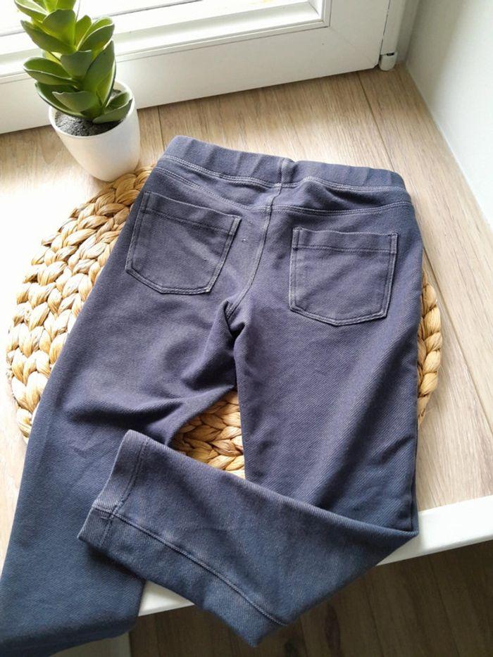 Legging effet jeans bleu 3 4 ans - photo numéro 3