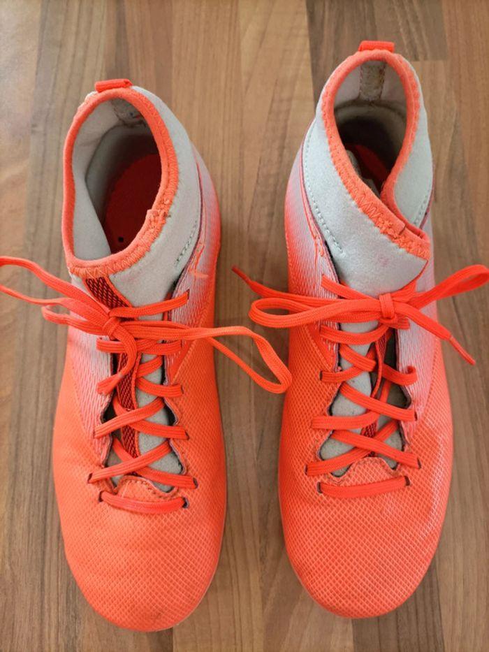 Chaussures de foot rouge 36 Décathlon - photo numéro 2