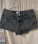 short en jean noir zara