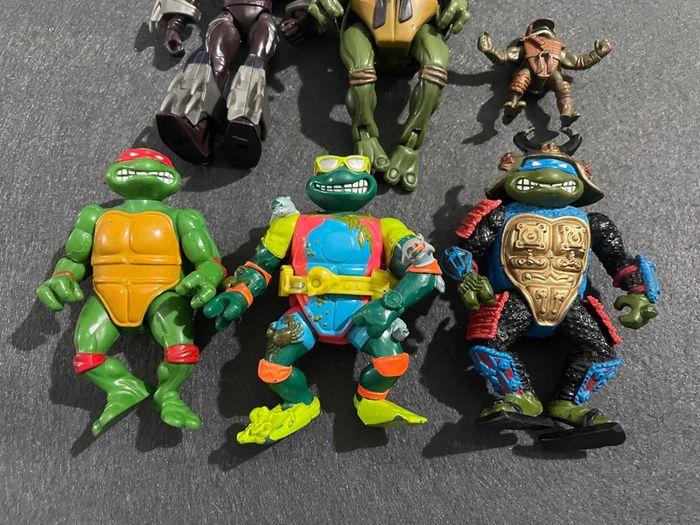 Lot 6 figurines Tortue Ninja Vintage - photo numéro 3