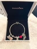 Bracelet pandora avec 5 charms stitch..