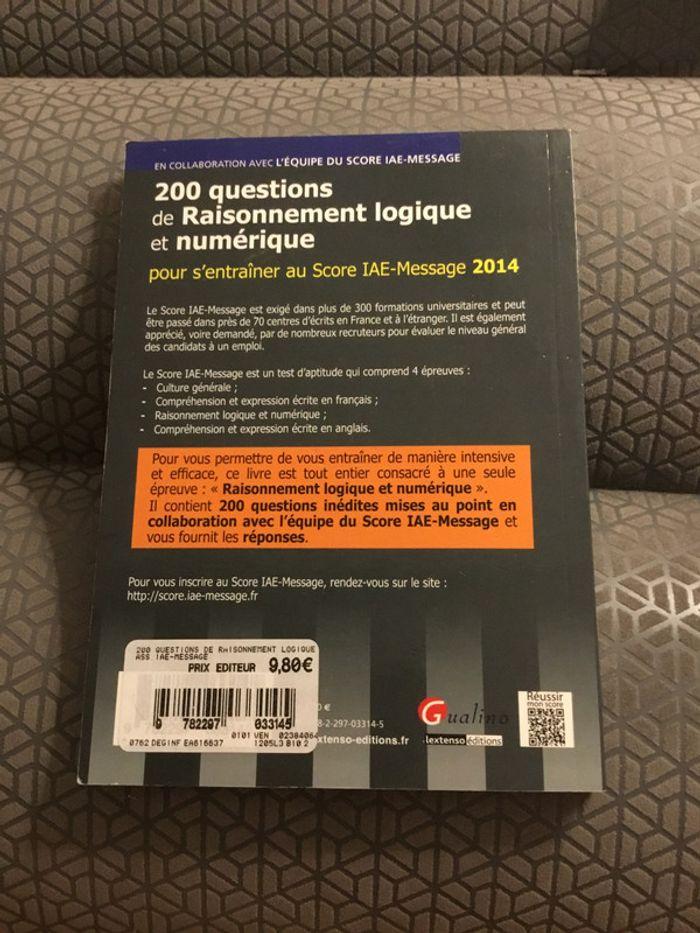 200 questions de raisonnement logique et numérique - photo numéro 4