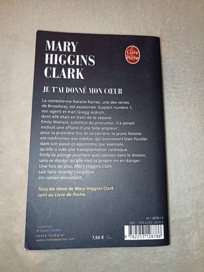 Je t'ai donné mon cœur. Mary Higgins Clark - photo numéro 2