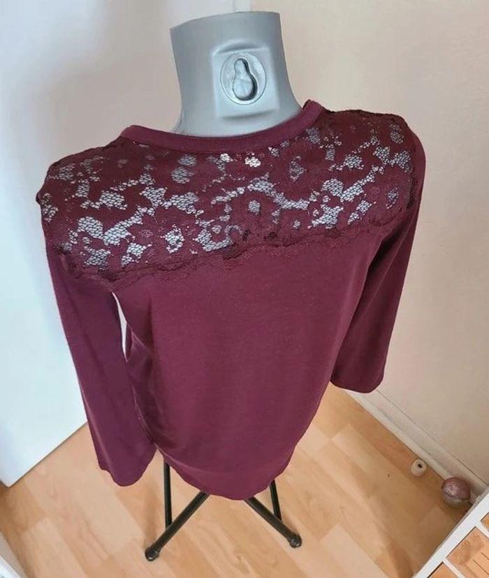 Blouse bordeaux h&m - photo numéro 4