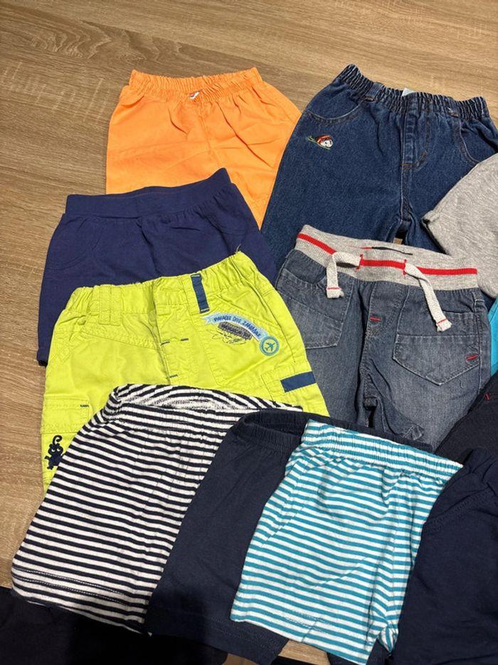 Lot de 11 shorts garçon 6 mois - photo numéro 2