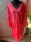 Robe rose fuchsia