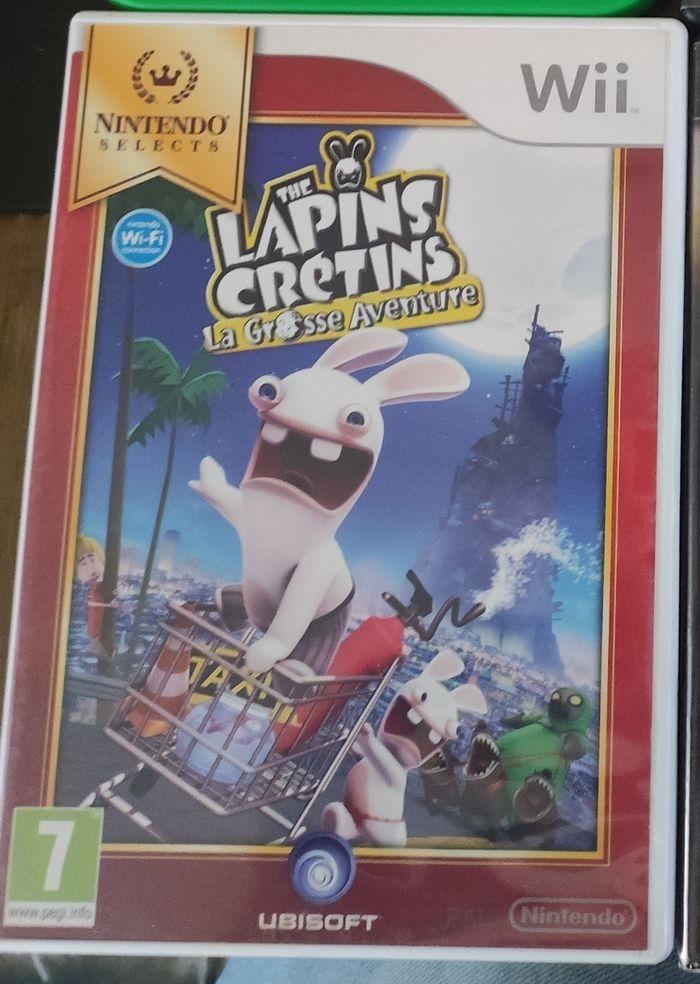 Jeu Wii les lapins crétins