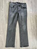 Jean denim droit gris délavé Black Premium W34 L34