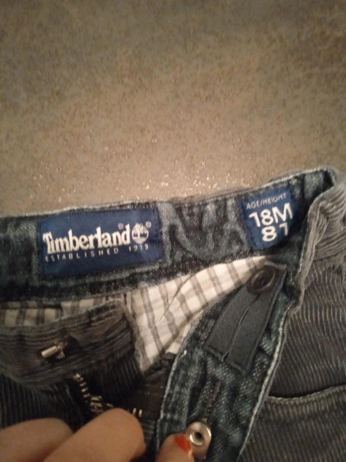 Pantalon velours Timberland 18 mois - photo numéro 3