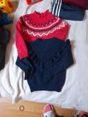 2 pull en laine hiver fille 4 ans