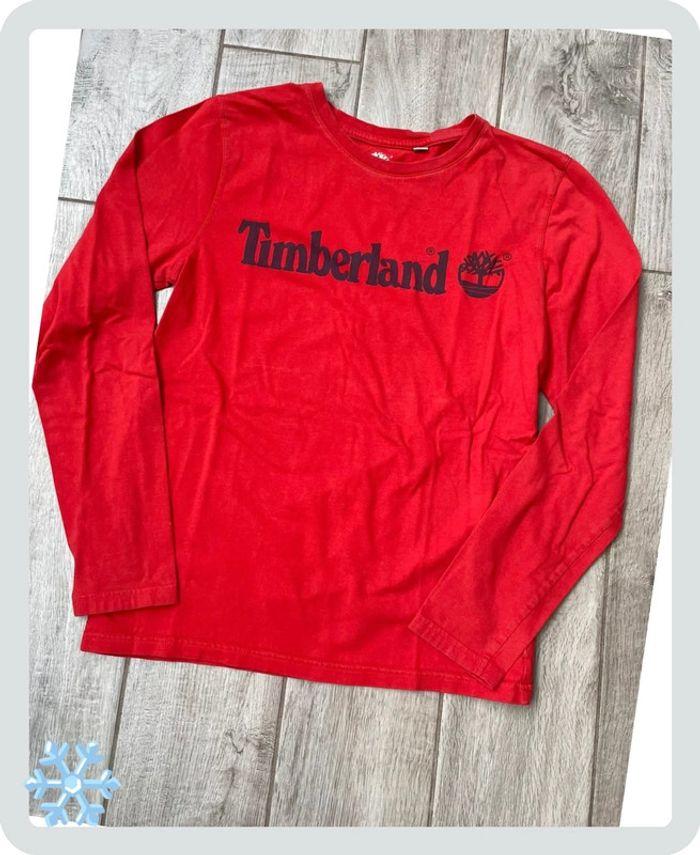 T-shirt manche long Timberland 16ans - photo numéro 2