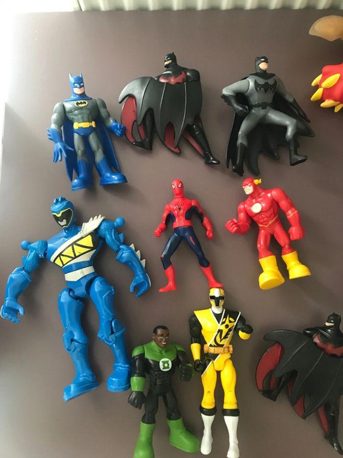 Lot 10 figurines Marvel Power rangers - photo numéro 1