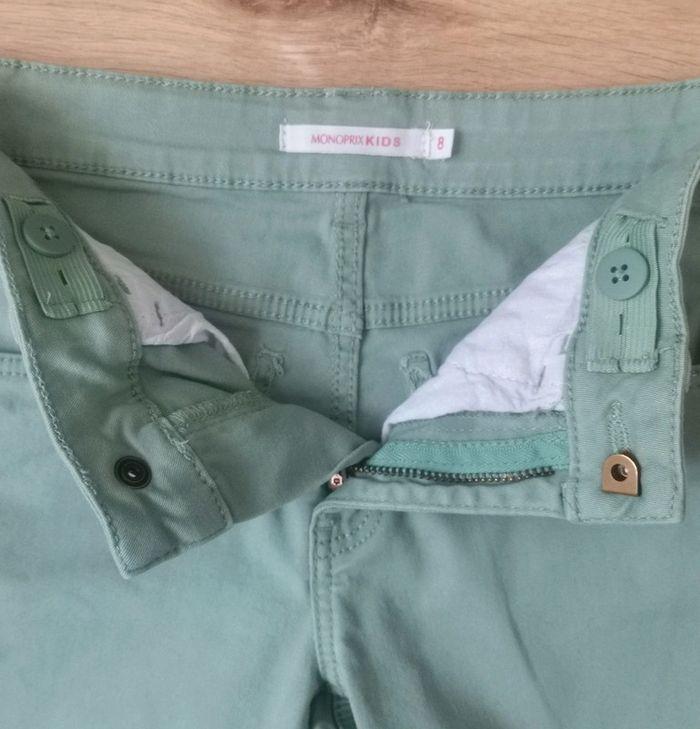 Pantalon vert d'eau Monoprix Kids - photo numéro 5