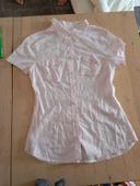 Chemise rose hm tbe 38