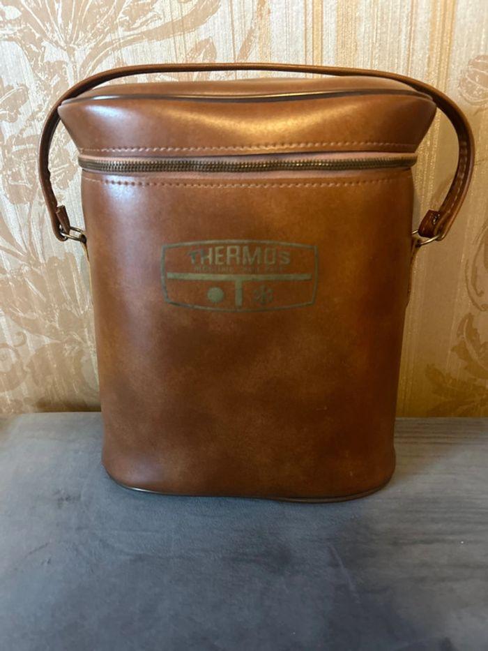 Sac thermos cuir vintage - photo numéro 4