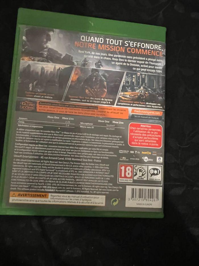 Jeu Xbox The division - photo numéro 4