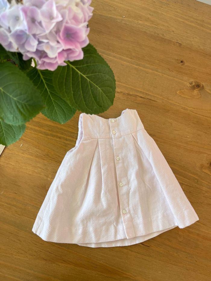 Robe rose pale Jacadi • 3 mois 60cm - photo numéro 2