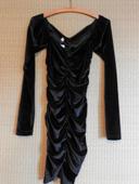 Robe moulante effet velours - taille XS