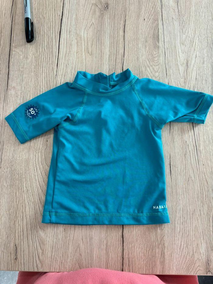 Maillot de bain avec manches UV50+ bébé garçon 6 mois - photo numéro 1