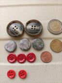 Lot de 10 boutons - Mercerie