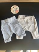 Lot de 2 pantalons bébé 1 mois