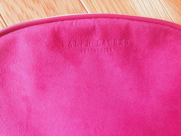 Ensemble Sac et Trousse "RALPH LAUREN" Rose Fuschia neuf sous blister. - photo numéro 4