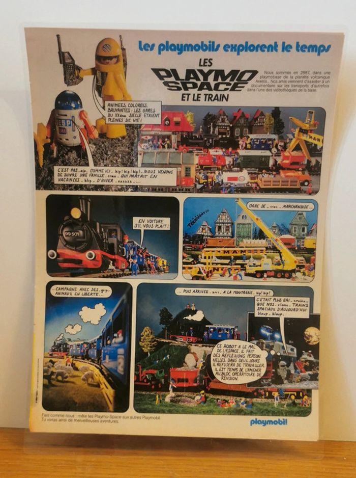 Ancienne publicité playmobil - photo numéro 1