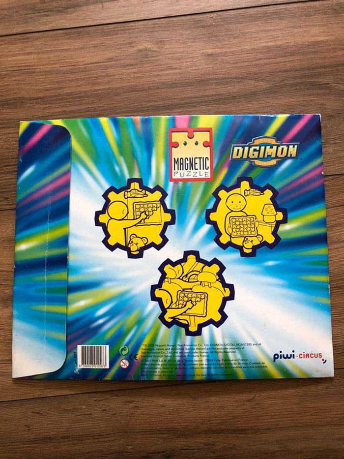 Digimon puzzle magnétique vintage 2000 2001 toei animation - photo numéro 2