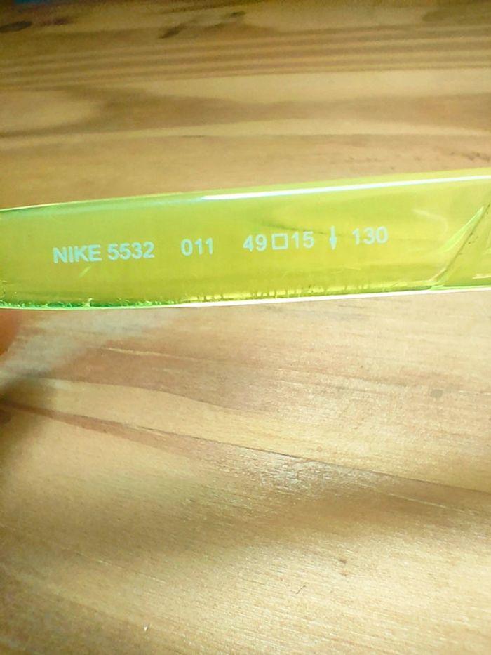 Lunettes enfant Nike noire et jaune fluo monture plastique - photo numéro 7