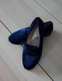 Mocassins bleu marine tissaia taille 40