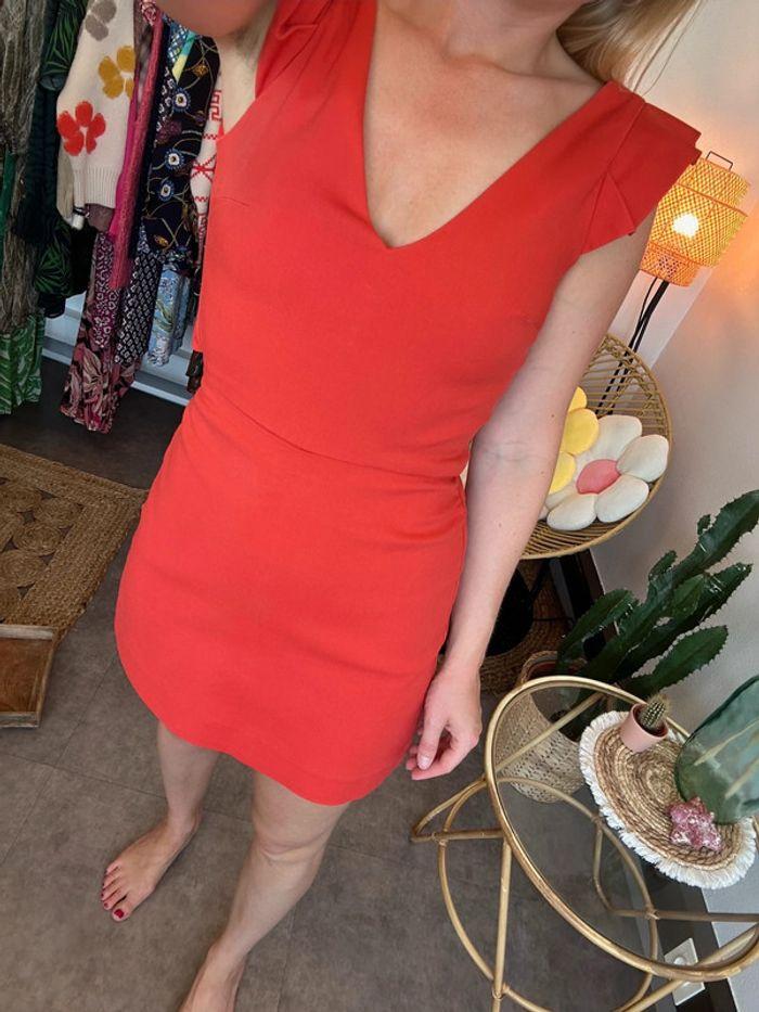 Combishort Zara rouge corail, taille XS - photo numéro 3