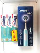 Brosse à dent électrique et dentifrice offerte