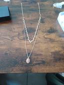 Long collier et pendentif