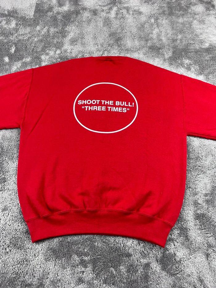 👕 Sweat University Rare Vintage y2k 90s 2000s Come To Where The Flavor Is Rouge Taille XL 👕 - photo numéro 2